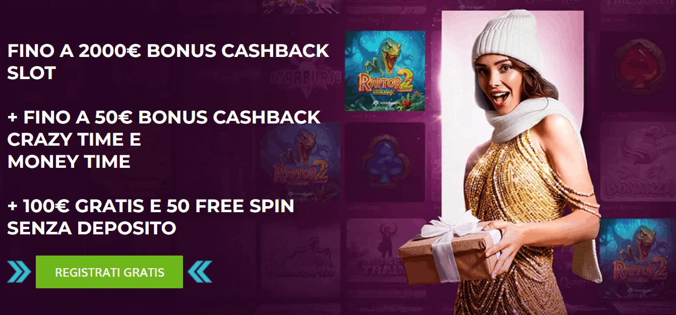 Bonus fino a 2.000€ di Starcasinò